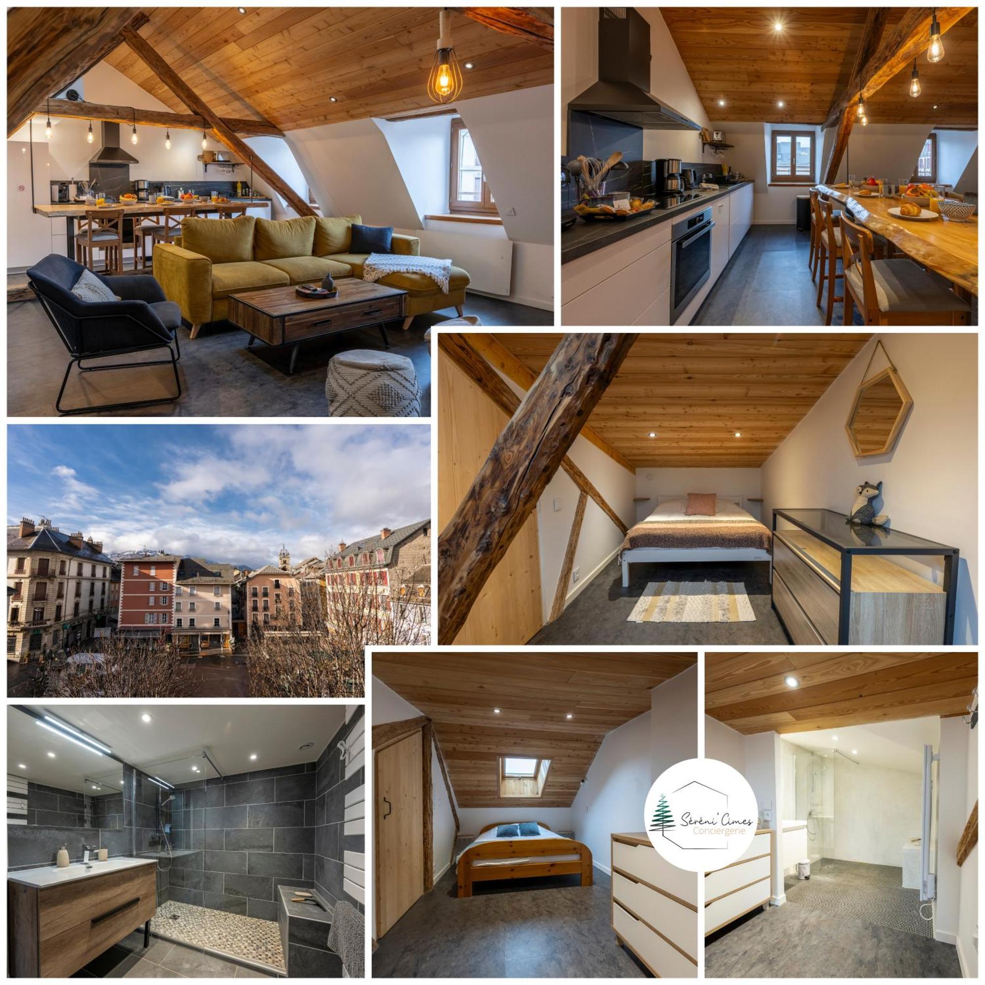 Superbe Loft - Situ Sur La Place Centrale Barcelonnette Εξωτερικό φωτογραφία