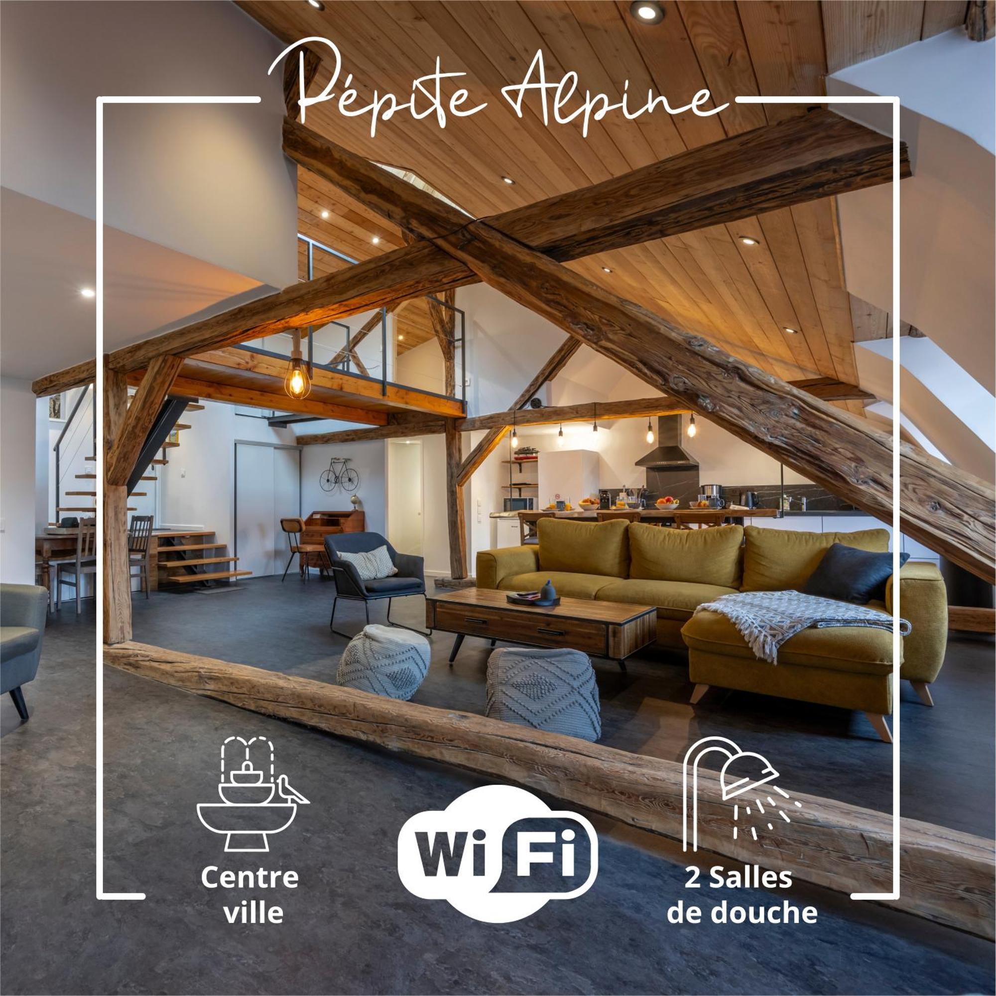 Superbe Loft - Situ Sur La Place Centrale Barcelonnette Εξωτερικό φωτογραφία